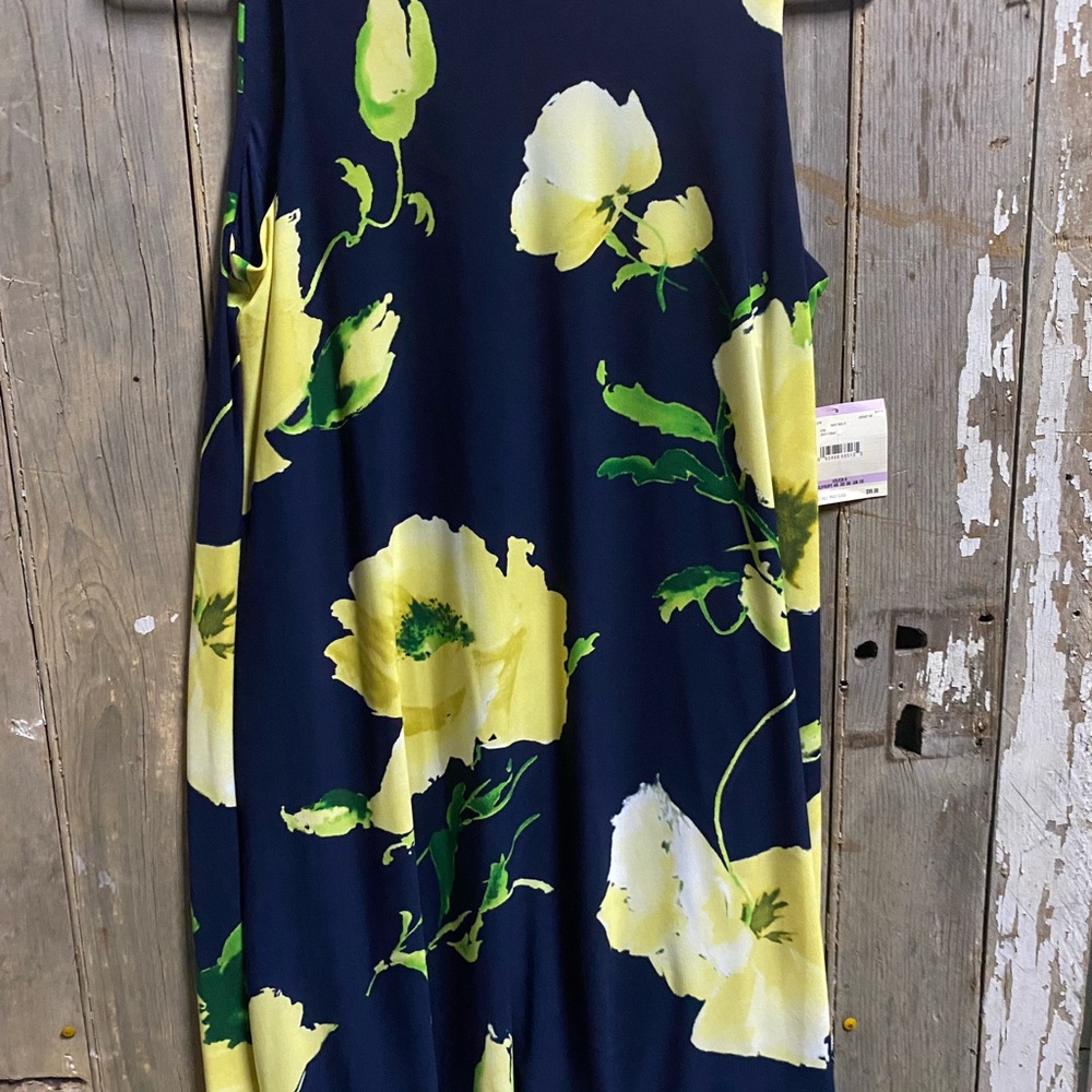 Anne Klein Navy Blue Dress
